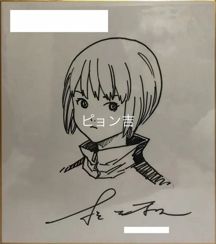Educational authentic reference image (13535153135135). — educational authentic (REAL) shikishi reference associated with Masakazu Katsura