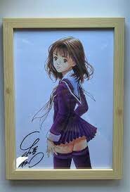 Educational counterfeit reference image (124214142). — educational counterfeit (FAKE) shikishi reference associated with Masakazu Katsura