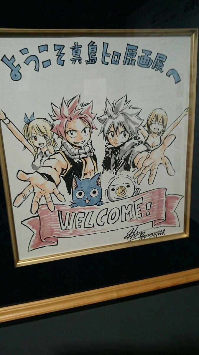Educational authentic reference image (Fairy Tail Comics(2)). — educational authentic (REAL) shikishi reference associated with Hiro Mashima