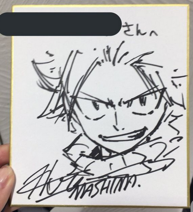 Educational authentic reference image (Screenshot 2025-12-02 at 01-34-10 Pin di noella su fairy tail). — educational authentic (REAL) shikishi reference associated with Hiro Mashima
