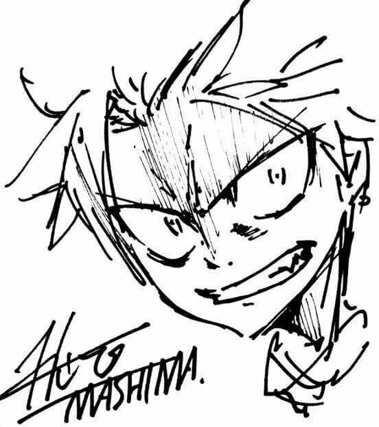 Educational authentic reference image (Characters With Pink Hair(1)). — educational authentic (REAL) shikishi reference associated with Hiro Mashima