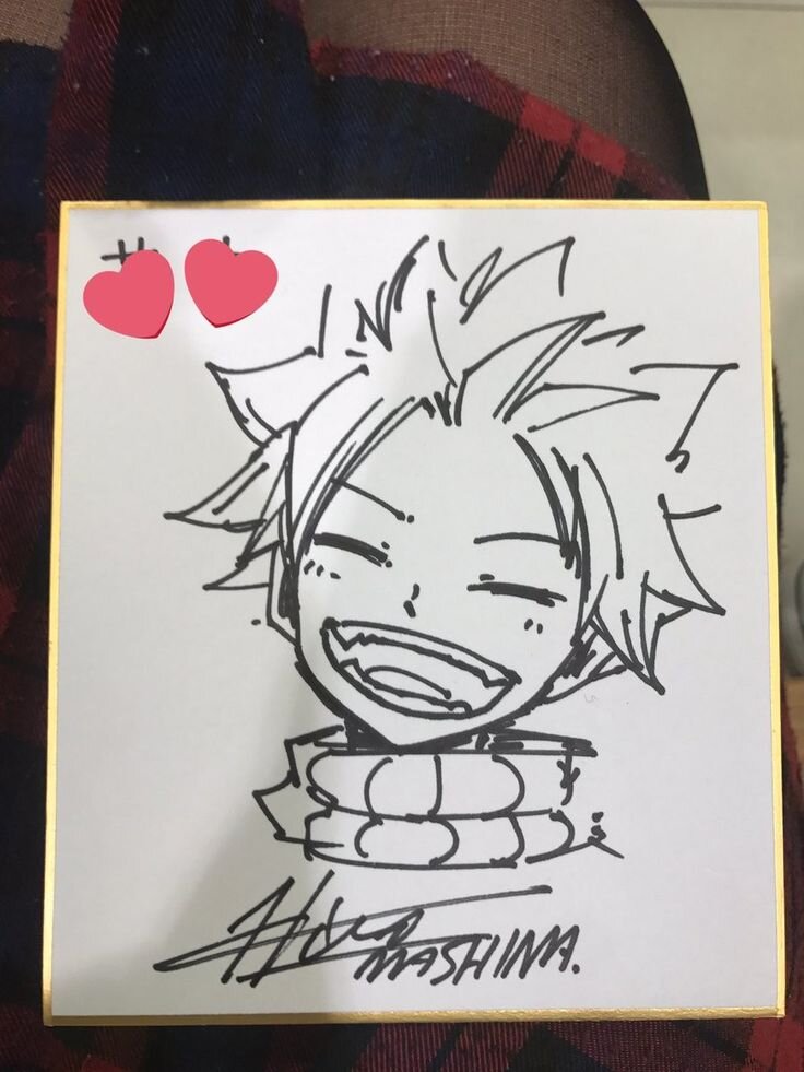 Educational authentic reference image (Rave Master(18)). — educational authentic (REAL) shikishi reference associated with Hiro Mashima