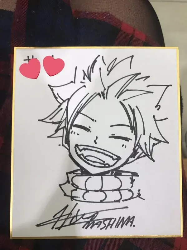 Educational authentic reference image (Rave Master(18)). — educational authentic (REAL) shikishi reference associated with Hiro Mashima