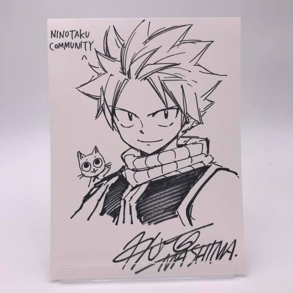 Educational authentic reference image (57104153_2458732977471819_2737429291942805504_n). — educational authentic (REAL) shikishi reference associated with Hiro Mashima