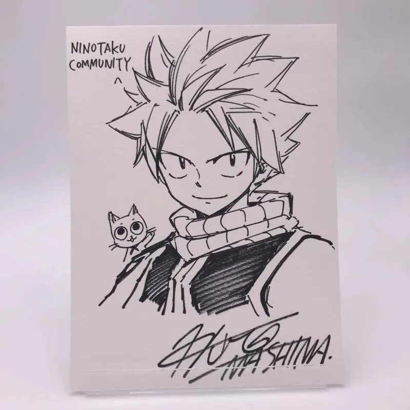 Educational authentic reference image (57104153_2458732977471819_2737429291942805504_n). — educational authentic (REAL) shikishi reference associated with Hiro Mashima
