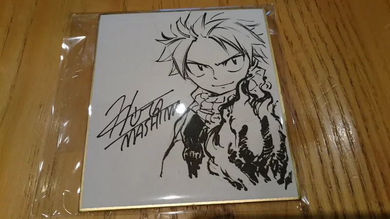 Educational authentic reference image (CtAXz1cUIAAK1Zc). — educational authentic (REAL) shikishi reference associated with Hiro Mashima