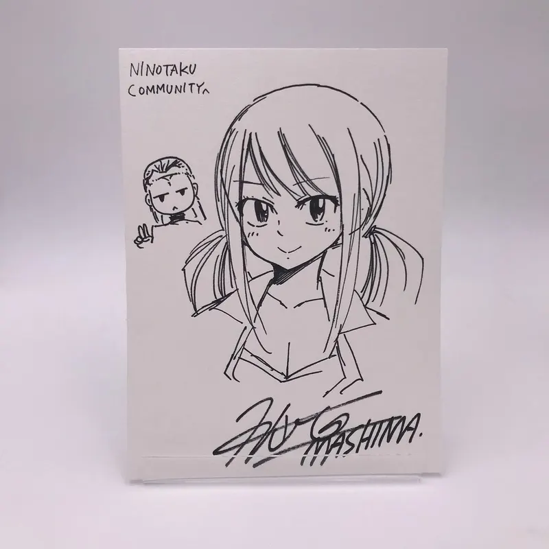 Educational authentic reference image (D38yvN_XoAAWuuW). — educational authentic (REAL) shikishi reference associated with Hiro Mashima
