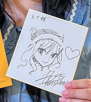 Educational authentic reference image (Screenshot 2025-12-02 at 01-13-01 Instagram). — educational authentic (REAL) shikishi reference associated with Hiro Mashima