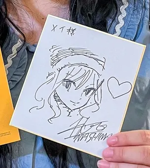 Educational authentic reference image (Screenshot 2025-12-02 at 01-13-01 Instagram). — educational authentic (REAL) shikishi reference associated with Hiro Mashima