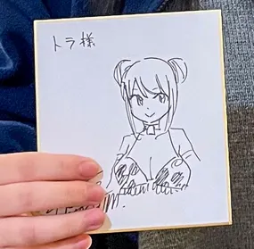 Educational authentic reference image (Screenshot 2025-12-02 at 01-13-09 Instagram). — educational authentic (REAL) shikishi reference associated with Hiro Mashima