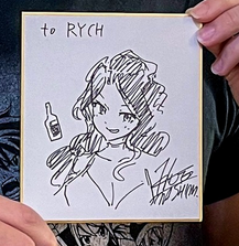Educational authentic reference image (Screenshot 2025-12-02 at 01-13-05 Instagram). — educational authentic (REAL) shikishi reference associated with Hiro Mashima
