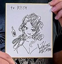Educational authentic reference image (Screenshot 2025-12-02 at 01-13-05 Instagram). — educational authentic (REAL) shikishi reference associated with Hiro Mashima