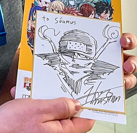 Educational authentic reference image (Screenshot 2025-12-02 at 01-13-15 Instagram). — educational authentic (REAL) shikishi reference associated with Hiro Mashima
