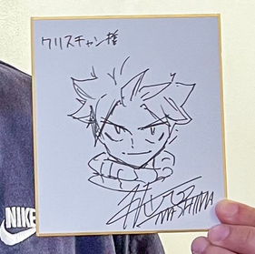 Educational authentic reference image (Screenshot 2025-12-02 at 01-13-19 Instagram). — educational authentic (REAL) shikishi reference associated with Hiro Mashima
