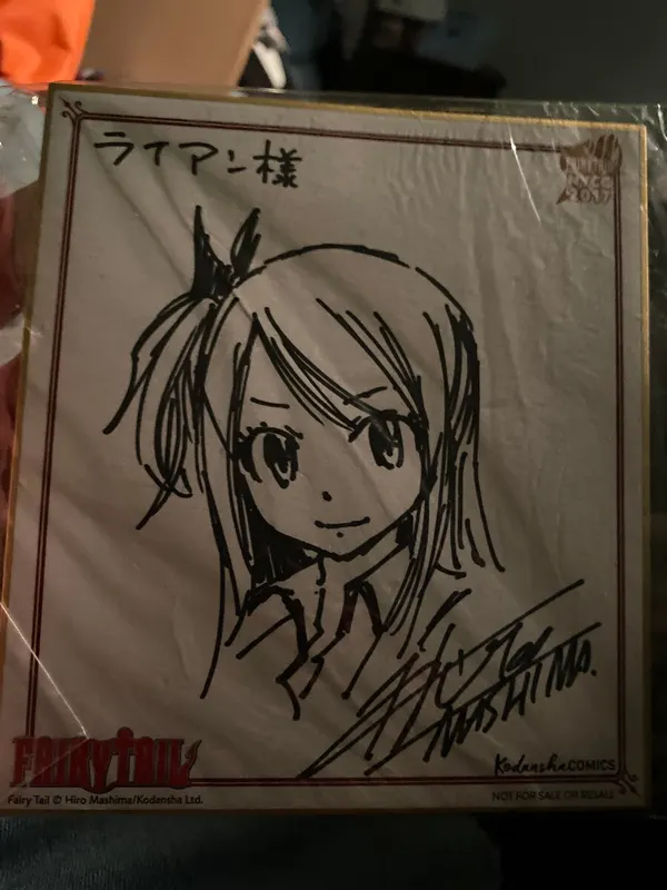 Educational authentic reference image (ipyeapm9khe71). — educational authentic (REAL) shikishi reference associated with Hiro Mashima