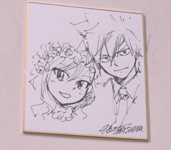 Educational authentic reference image (122052008_2678373882424632_1954105095115348585_n). — educational authentic (REAL) shikishi reference associated with Hiro Mashima