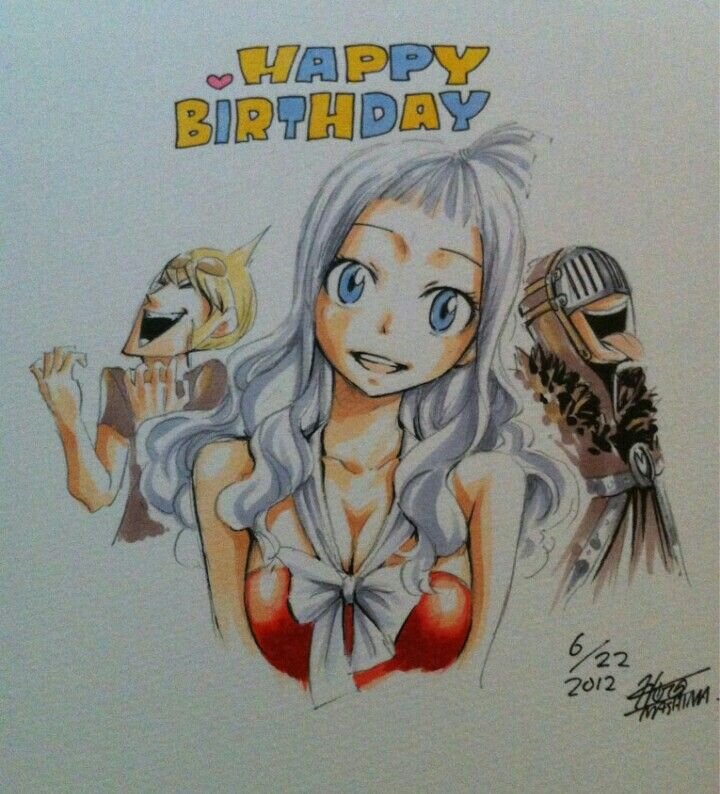 Educational authentic reference image (Mirajane Laxus). — educational authentic (REAL) shikishi reference associated with Hiro Mashima