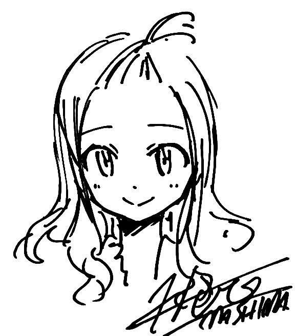 Educational authentic reference image (Mirajane Fairy Tail Fanart). — educational authentic (REAL) shikishi reference associated with Hiro Mashima