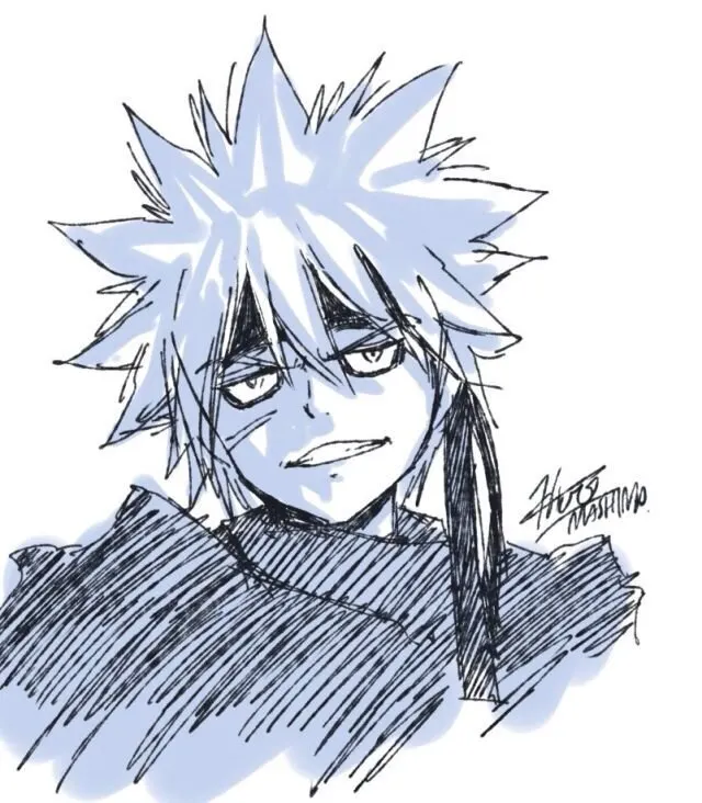 Educational authentic reference image (Rave Master(2)). — educational authentic (REAL) shikishi reference associated with Hiro Mashima