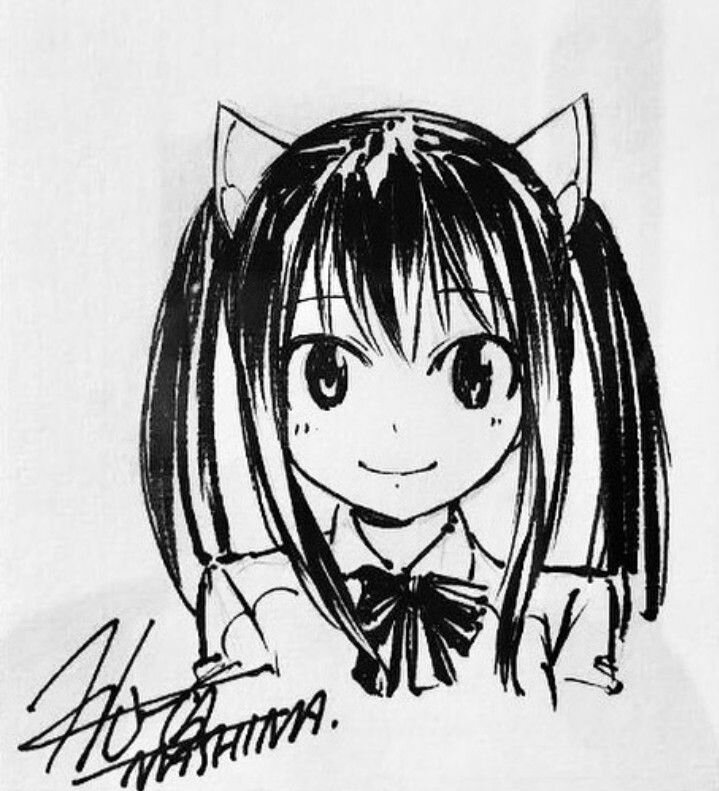 Educational authentic reference image (Fairy Tail Old Art Style). — educational authentic (REAL) shikishi reference associated with Hiro Mashima