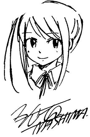 Educational authentic reference image (Lucy Heartfilia Tattoo). — educational authentic (REAL) shikishi reference associated with Hiro Mashima