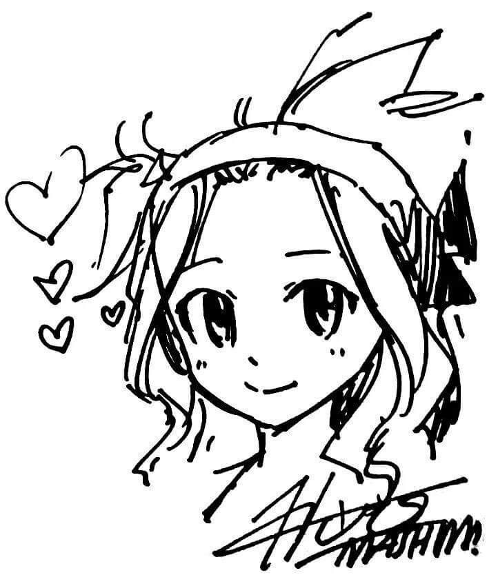 Educational authentic reference image (Fairy Tail Drawing). — educational authentic (REAL) shikishi reference associated with Hiro Mashima