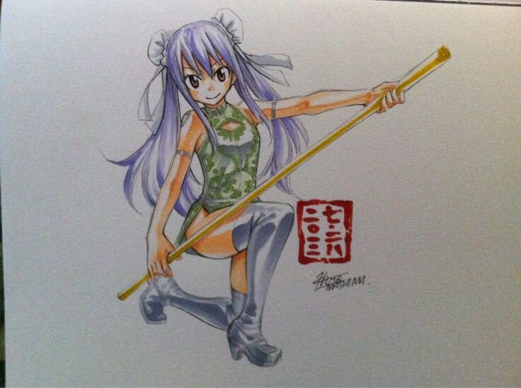 Educational authentic reference image (Gray Fullbuster X Oc). — educational authentic (REAL) shikishi reference associated with Hiro Mashima