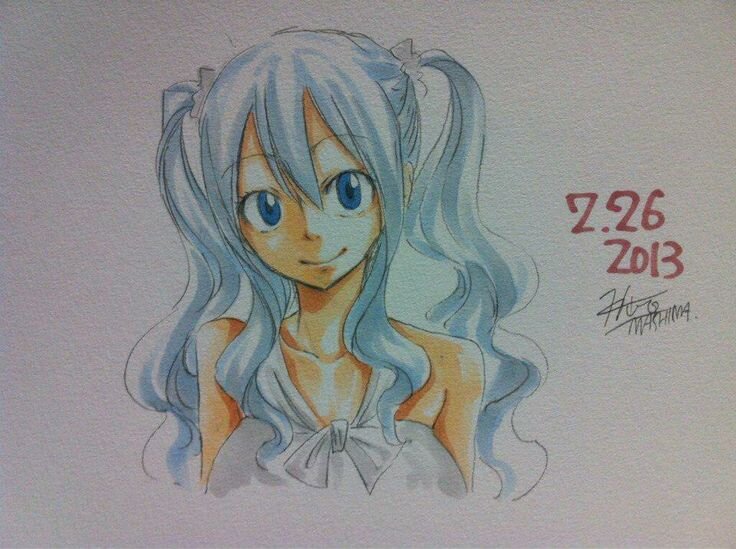 Educational authentic reference image (Mirajane Fairy Tail). — educational authentic (REAL) shikishi reference associated with Hiro Mashima