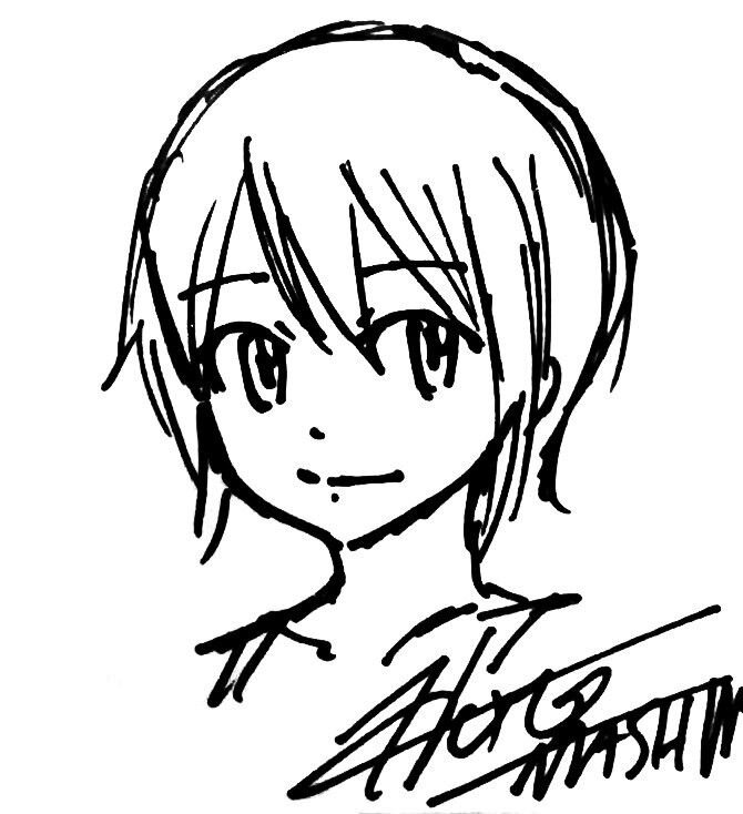 Educational authentic reference image (Rave Master(7)). — educational authentic (REAL) shikishi reference associated with Hiro Mashima