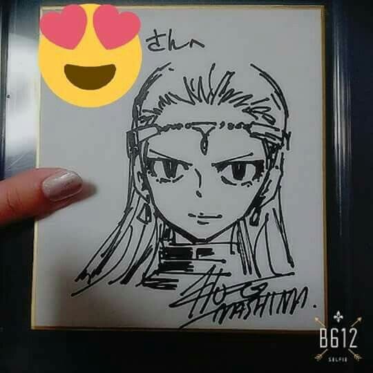 Educational authentic reference image (Rave Master(8)). — educational authentic (REAL) shikishi reference associated with Hiro Mashima