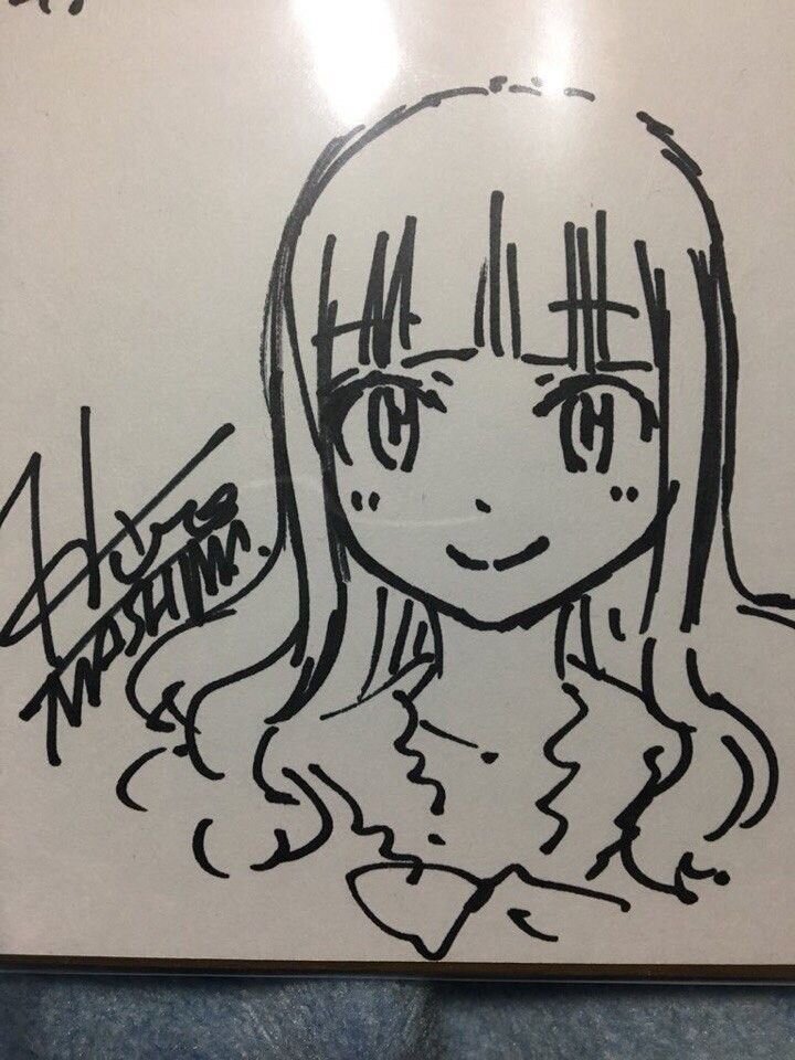 Educational authentic reference image (Rave Master(9)). — educational authentic (REAL) shikishi reference associated with Hiro Mashima