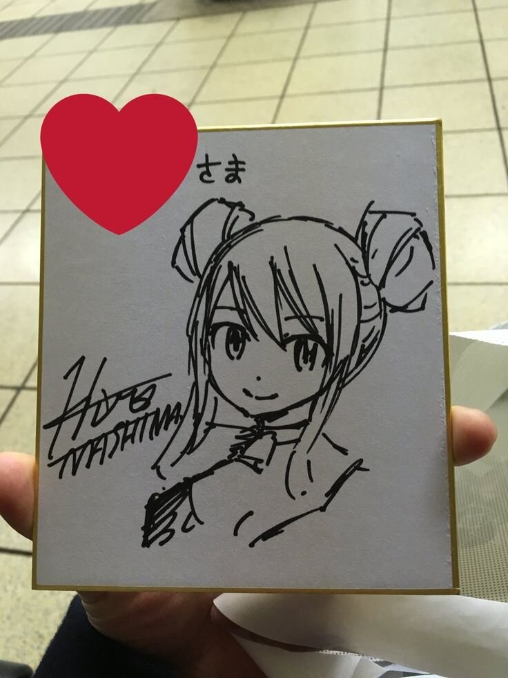 Educational authentic reference image (Rave Master(10)). — educational authentic (REAL) shikishi reference associated with Hiro Mashima