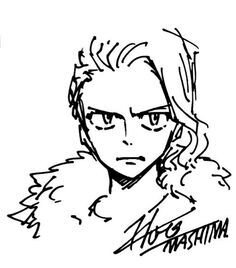 Educational authentic reference image (Laxus Dreyar(1)). — educational authentic (REAL) shikishi reference associated with Hiro Mashima
