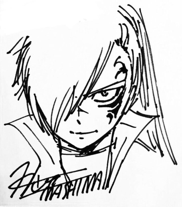 Educational authentic reference image (Rave Master(11)). — educational authentic (REAL) shikishi reference associated with Hiro Mashima
