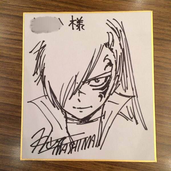 Educational authentic reference image (Hiro Mashima Appreciation Blog(1)). — educational authentic (REAL) shikishi reference associated with Hiro Mashima