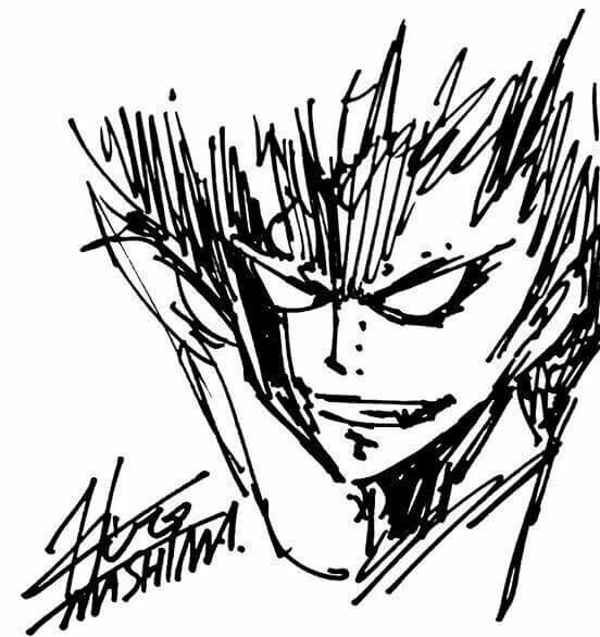 Educational authentic reference image (Gajeel And Levy). — educational authentic (REAL) shikishi reference associated with Hiro Mashima