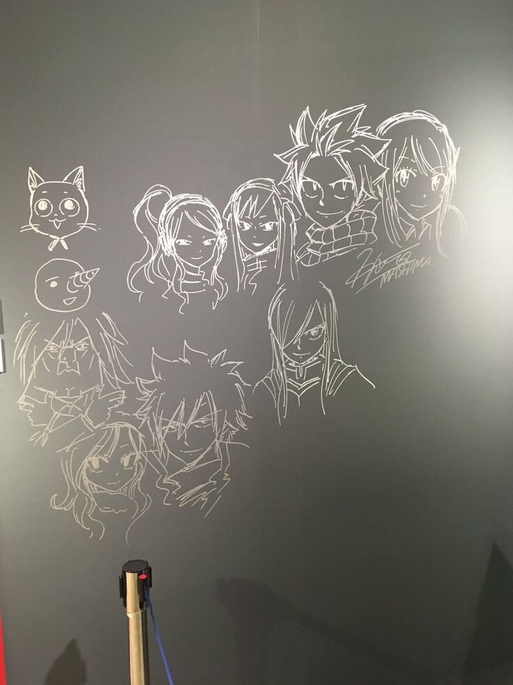 Educational authentic reference image (Fairy Tail Map). — educational authentic (REAL) shikishi reference associated with Hiro Mashima