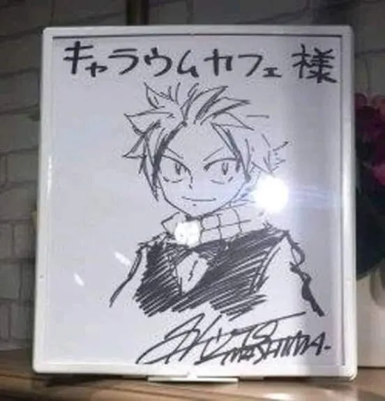Educational authentic reference image (Hiro Mashima). — educational authentic (REAL) shikishi reference associated with Hiro Mashima