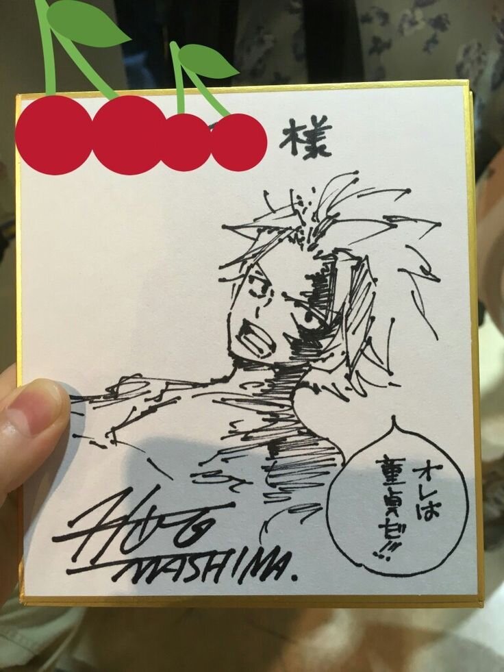 Educational authentic reference image (Laxus Dreyar(3)). — educational authentic (REAL) shikishi reference associated with Hiro Mashima