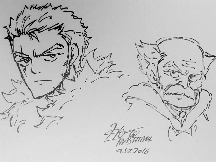 Educational authentic reference image (Hiro Mashima Draws). — educational authentic (REAL) shikishi reference associated with Hiro Mashima