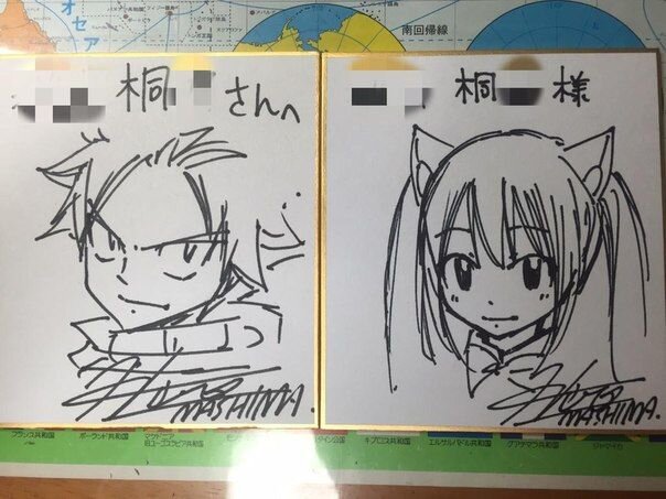 Educational authentic reference image (Hiro Mashima Appreciation Blog(2)). — educational authentic (REAL) shikishi reference associated with Hiro Mashima
