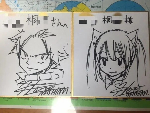 Educational authentic reference image (Hiro Mashima Appreciation Blog(2)). — educational authentic (REAL) shikishi reference associated with Hiro Mashima