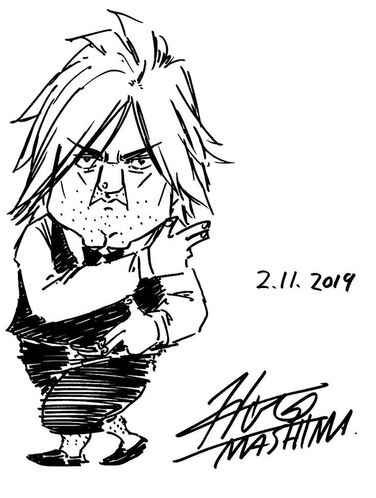 Educational authentic reference image (Fairy Tail Ichiya). — educational authentic (REAL) shikishi reference associated with Hiro Mashima