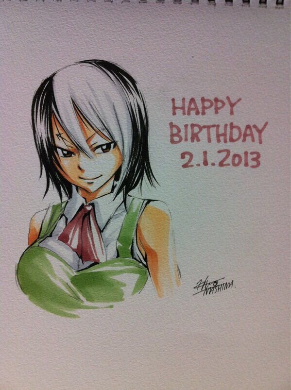 Educational authentic reference image (Hiro Mashima Erza(3)). — educational authentic (REAL) shikishi reference associated with Hiro Mashima