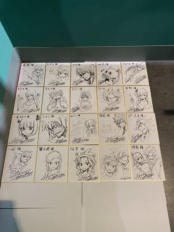 Educational authentic reference image (13347-v). — educational authentic (REAL) shikishi reference associated with Hiro Mashima