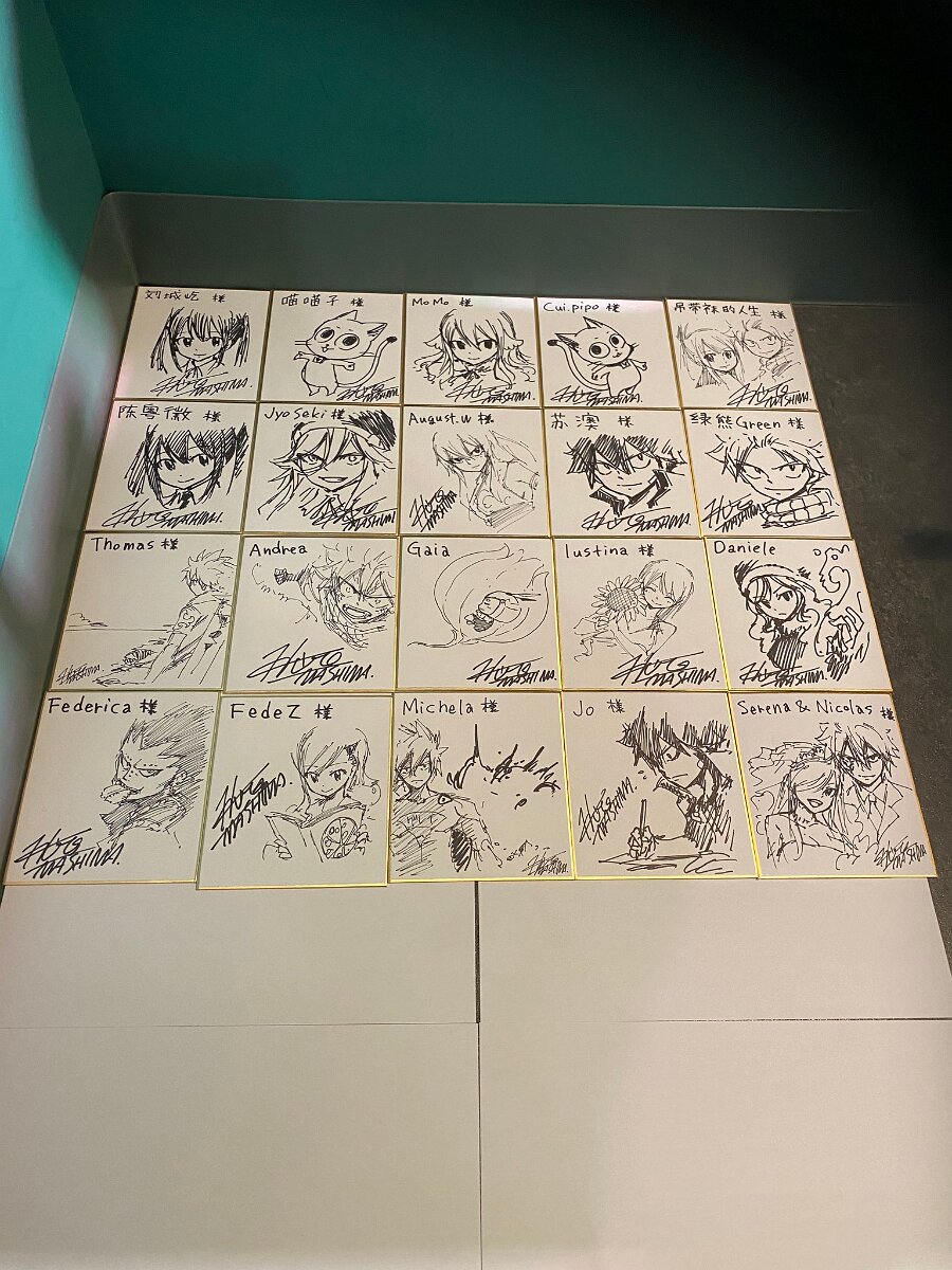 Educational authentic reference image (13348-o). — educational authentic (REAL) shikishi reference associated with Hiro Mashima