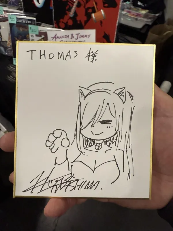 Educational authentic reference image (jmxusu9uoswd1). — educational authentic (REAL) shikishi reference associated with Hiro Mashima