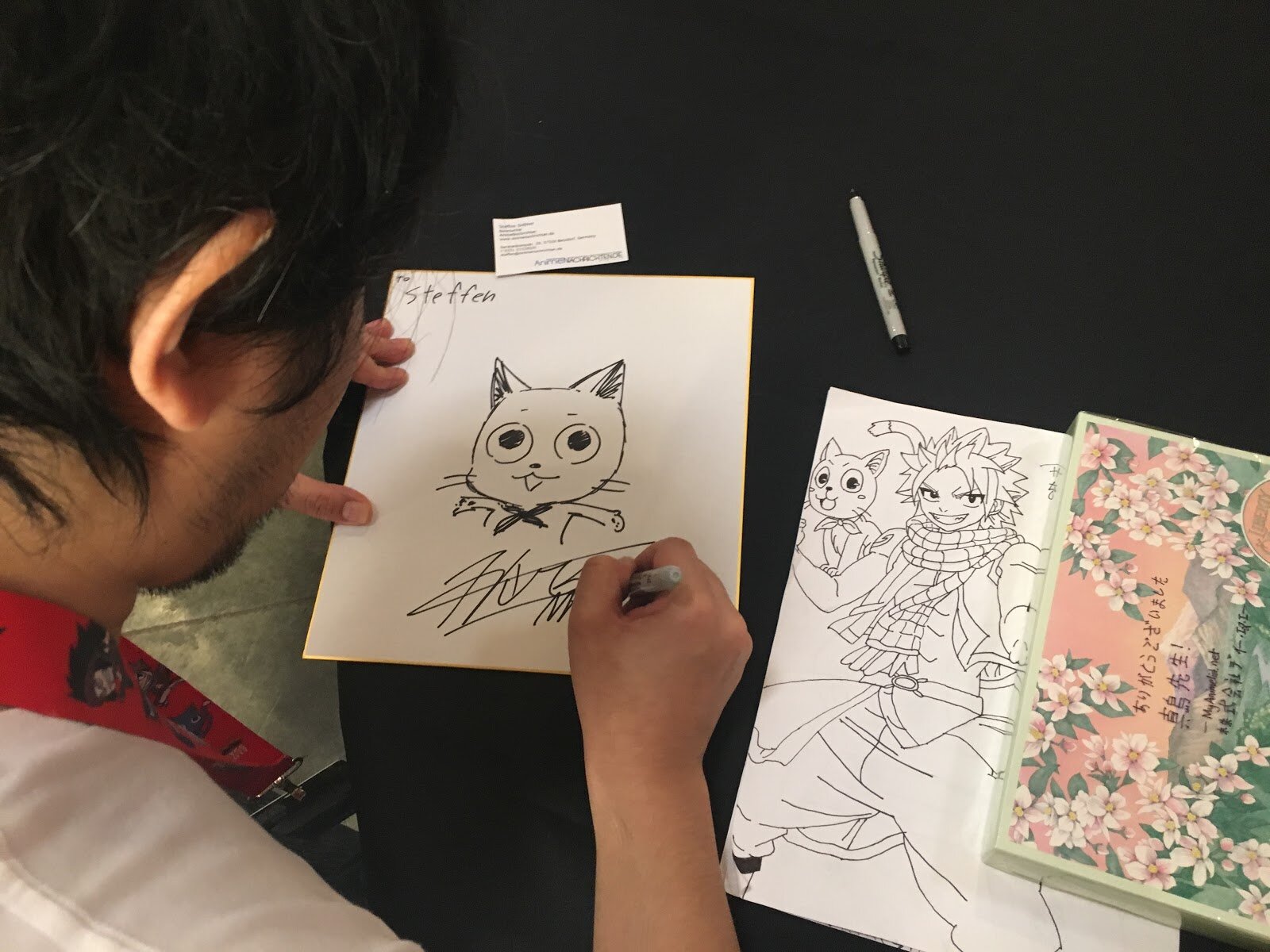 Educational authentic reference image (1509316396-e990bb764ab1658757845e98f06329bf). — educational authentic (REAL) shikishi reference associated with Hiro Mashima