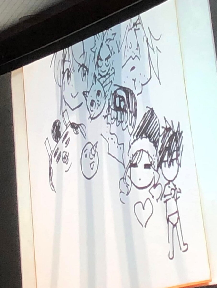 Educational authentic reference image (464403981_10233417059109809_1402370302841794708_n). — educational authentic (REAL) shikishi reference associated with Hiro Mashima