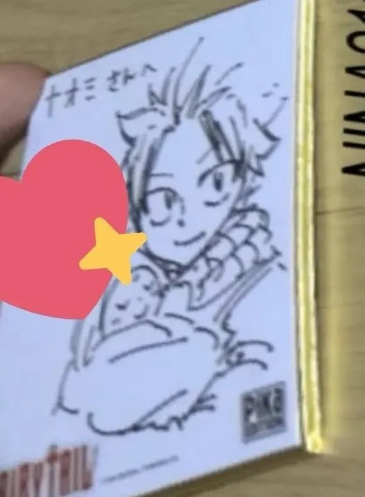 Educational authentic reference image (481672475_1842128266523350_574902732412400354_n). — educational authentic (REAL) shikishi reference associated with Hiro Mashima